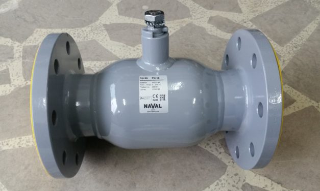 Доставка на неръждаем сферичен кран с удължени краища на фланци